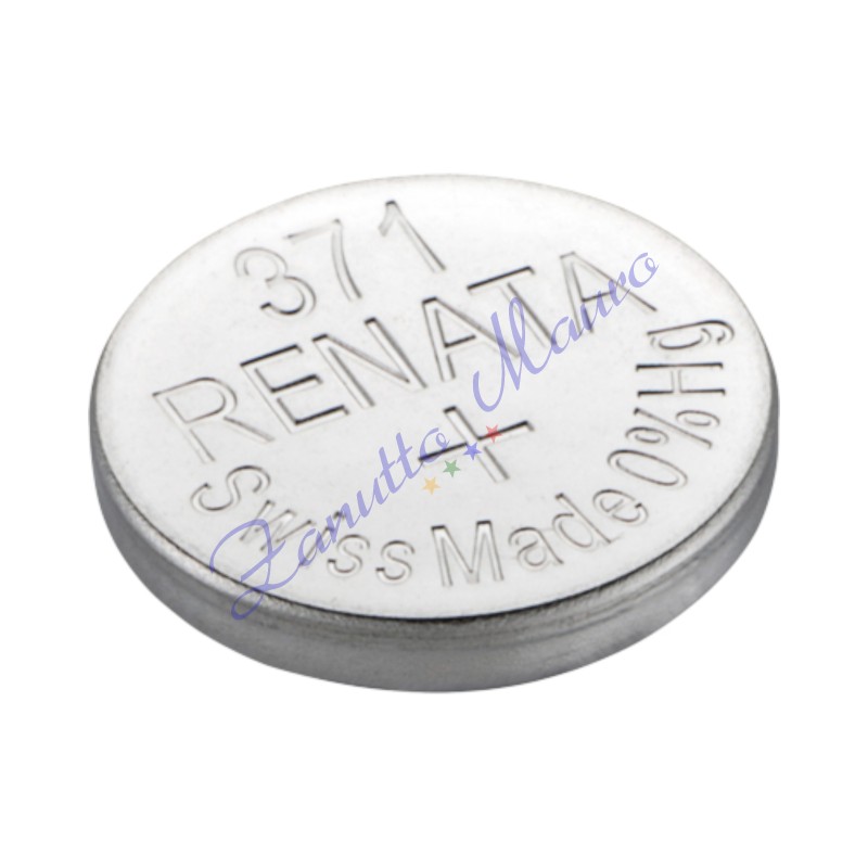 Pila 371 Renata SR920SW all'ossido d'argento