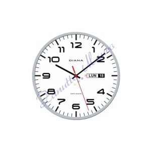 Orologio da parete Diana 103449 colore grigio chiaro diametro cm 30,5
