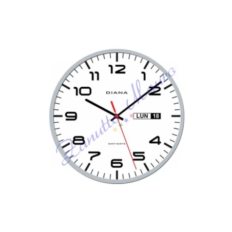 Orologio da parete Diana 103449 colore grigio chiaro diametro cm 30,5