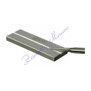 Pietra diamantata M40 per affilare pinzette e cutter mm 75x25x6 - M40