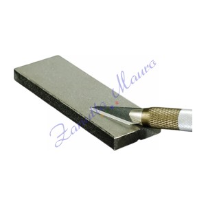 Pietra diamantata M40 per affilare pinzette e cutter mm 75x25x6 - M40