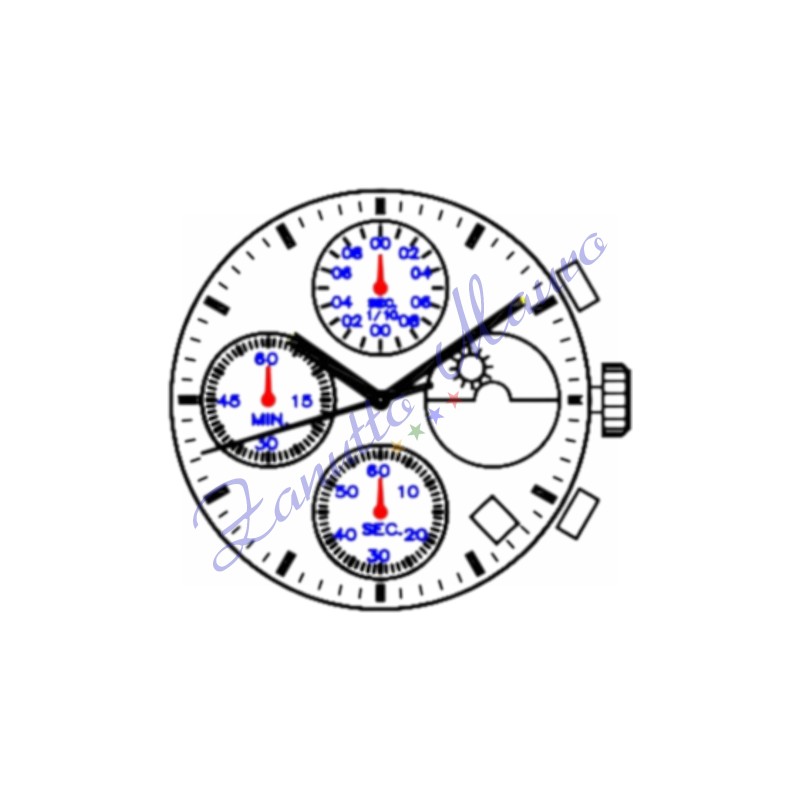 Movimento Sunon PE906 multifunzione data ore 4,30