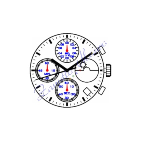 Movimento Sunon PE906 multifunzione data ore 4,30