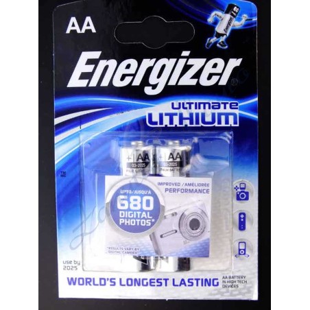 Pila Energizer Stilo - AA - bl 2 pezzi Ultimate Litio