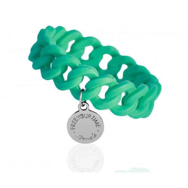 Bracciale Link FYT Verde Caraibico