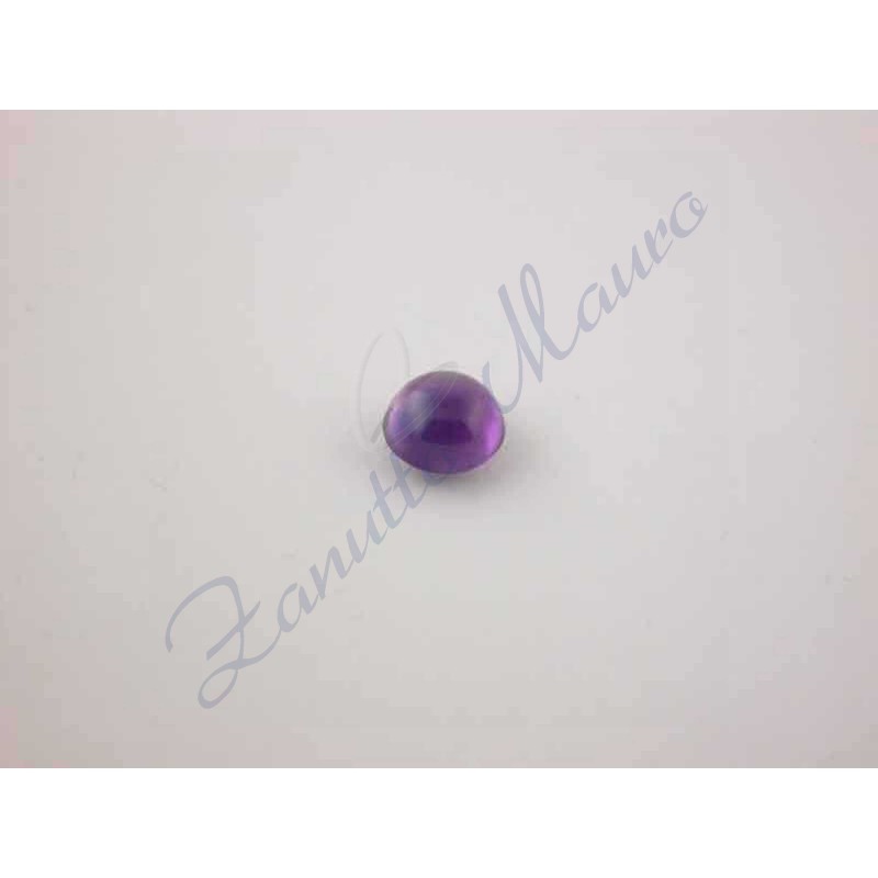 Ametista rotondo cabochon mm 5,90