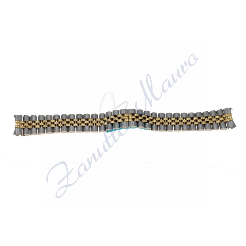 Bracciale in acciaio bicolore ansa mm 20 curva
