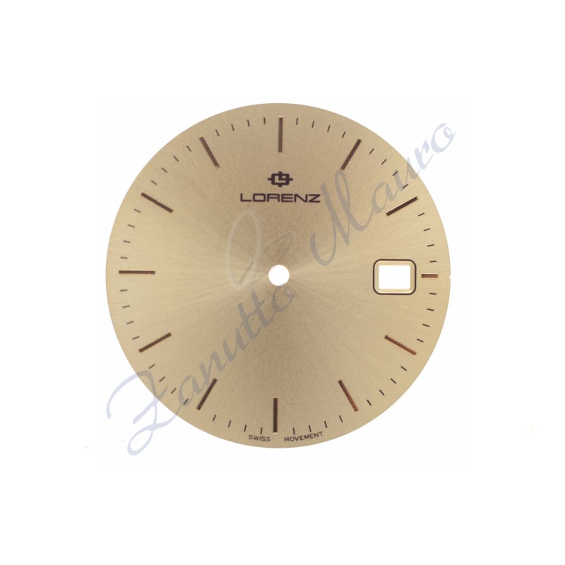 Quadrante Lorenz diametro mm 30,45 colore champagne ref. 017634CQ/011