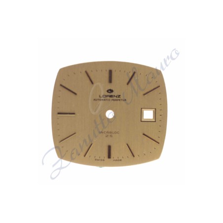 Quadrante Lorenz mm 30,25x27,60 colore champagne ref. 102 3259