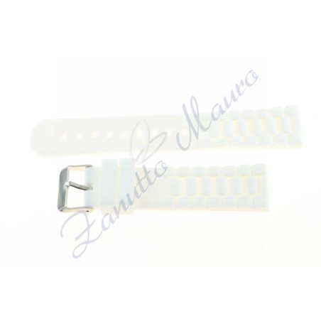 Cinturino in silicone S252 ansa 22 colore bianco