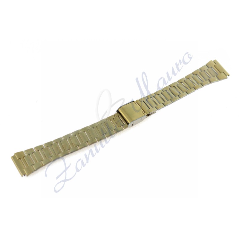 Cinturino metallo x Casio A168W laminato ansa 18