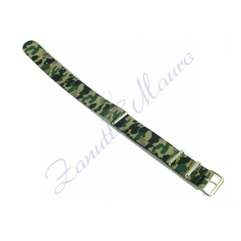 Cinturino Alfa JT112 NATO mimetico ansa 22