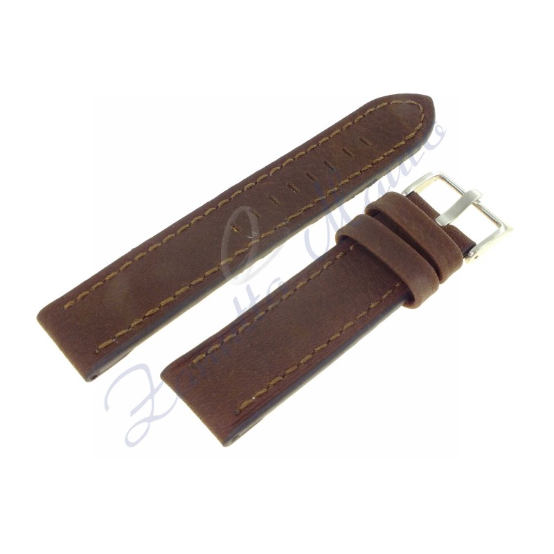 Cinturino in pelle JP049 ansa 20 testa di moro