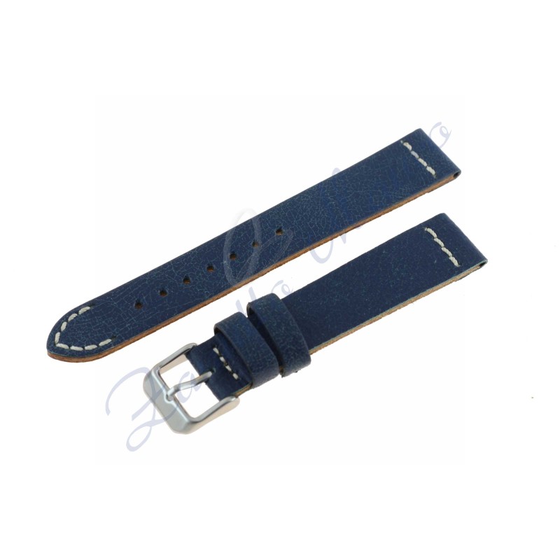 Cinturino tranciato Vintage JP014 blu an sa 18