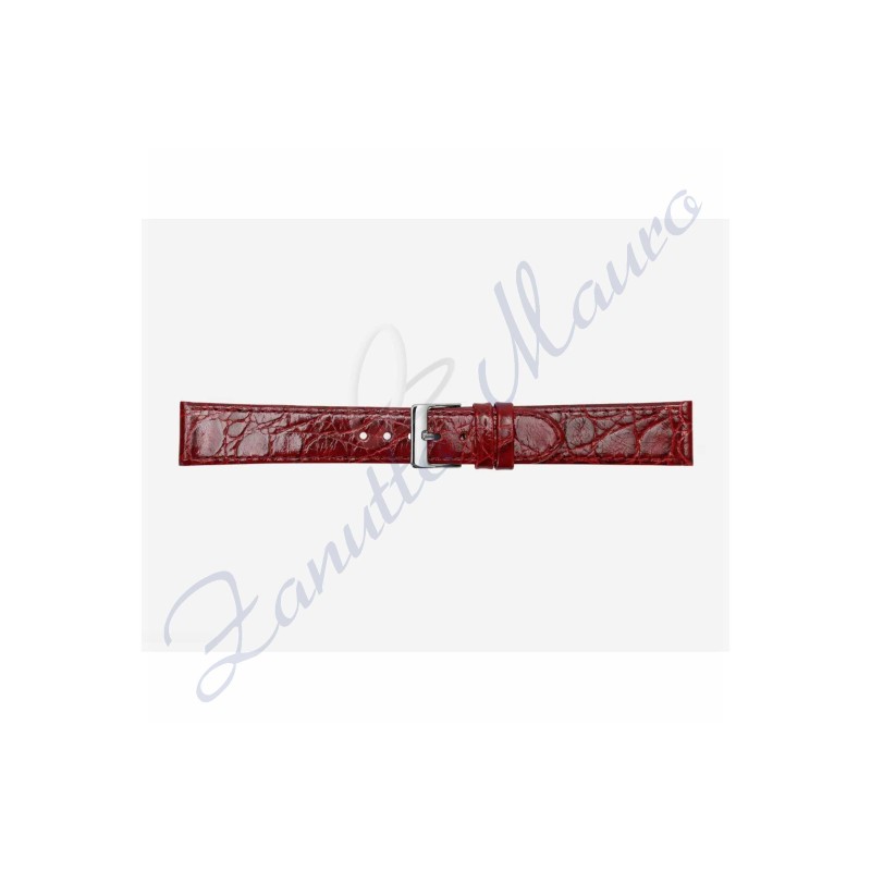 Cinturino 581 stampa malindi piatto ansa mm 12x10 colore bordeaux