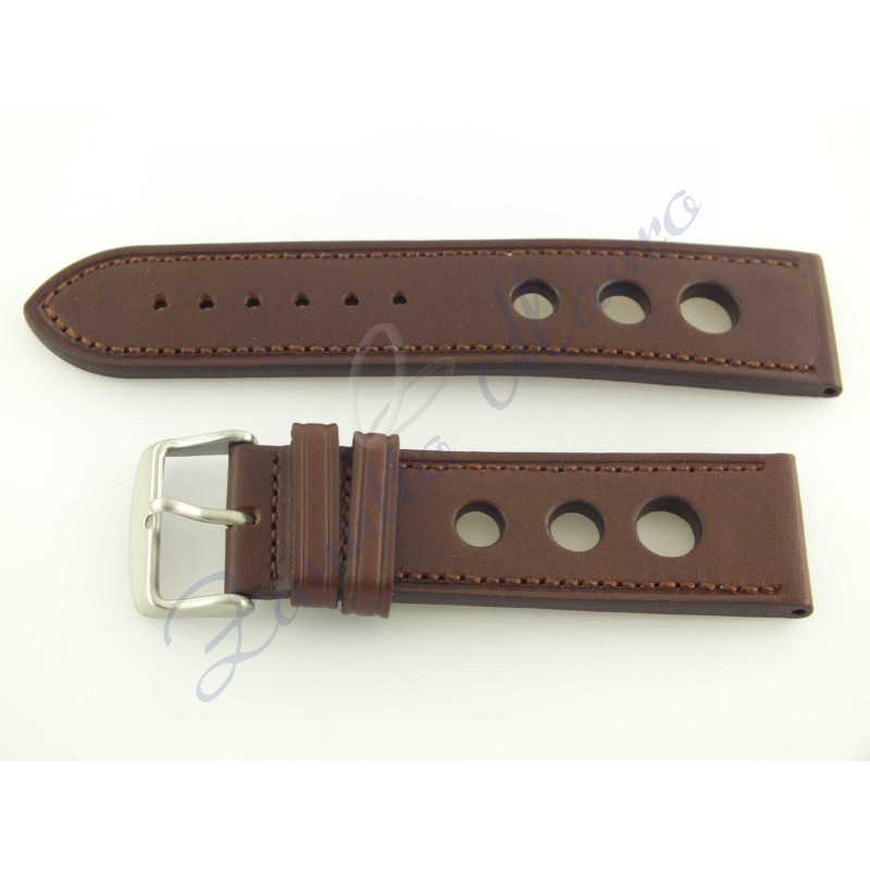 Cinturino vintage forato JP060 marrone s curo ansa 24