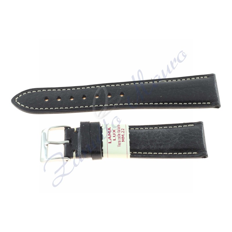 Cinturino Lama Lux 448 nero ansa 22x18