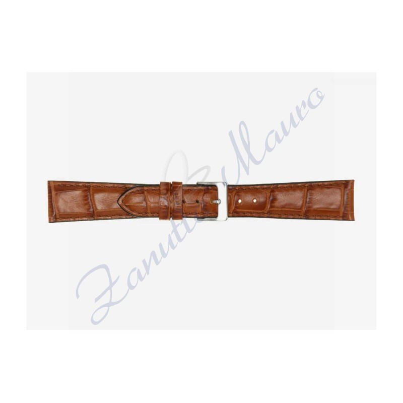 Cinturino stampa cocco 454 ansa  8 colore marrone gold