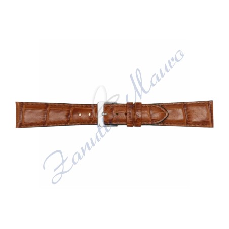 Cinturino stampa cocco 454XL ansa mm 22 colore marrone gold