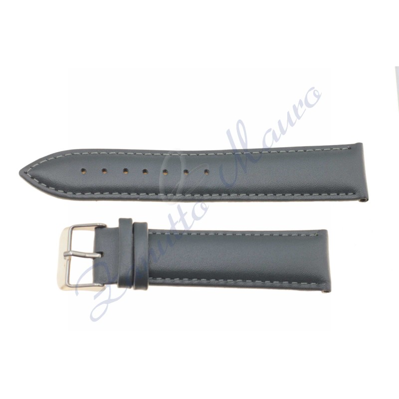 Cinturino vitello 669 ansa 22 colore grigio scuro