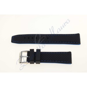 Cinturino in silicone blu J229 ansa mm 20 soft touch