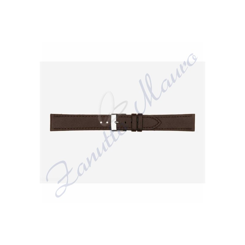 Cinturino 694/SL vitello ansa mm 18x16 colore testa di moro