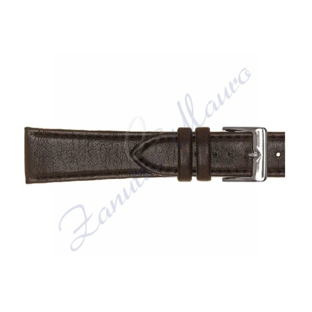 Cinturino 607 materiale sintetico 20x18 colore testa di moro