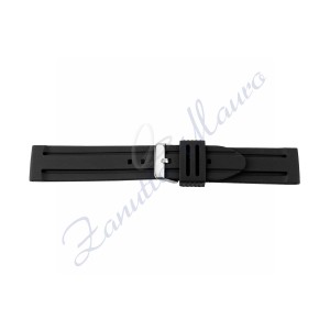 Cinturino 396 in silicone ansa mm 20 colore nero