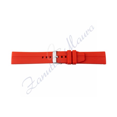 Cinturino 367 in silicone ansa mm 18 colore rosso