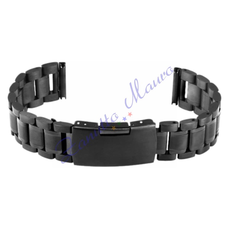 Bracciale GD007 in acciaio solido brunito ansa mm 24