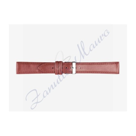 Cinturino 694 in pelle semiribordato 18x16 colore bordeaux