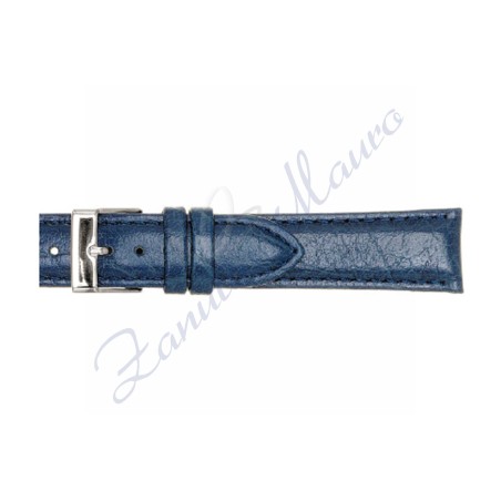 Cinturino 700 in pelle stampa bisonte 20x18 colore blu scuro