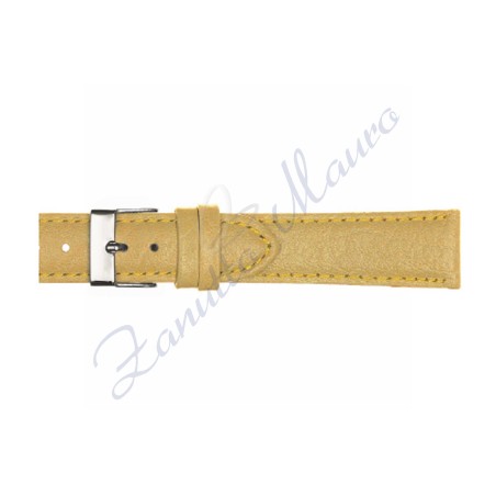 Cinturino 700 in pelle stampa bisonte 16x14 colore giallo