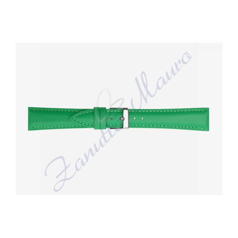Cinturino 662 in cuoio drake semiribordato 20x16 colore verde chiaro