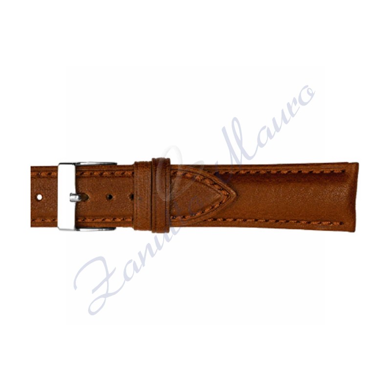 Cinturino 664 in cuoio vegetale 22x18 colore marrone gold