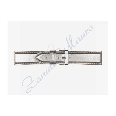 Cinturino 871 in vitello fashion 18x16 colore silver/argento