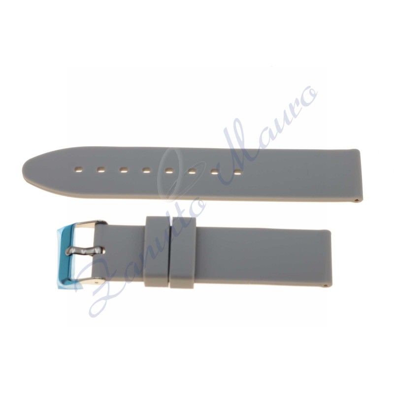 Cinturino in gomma S/046 ansa mm 22 grigio