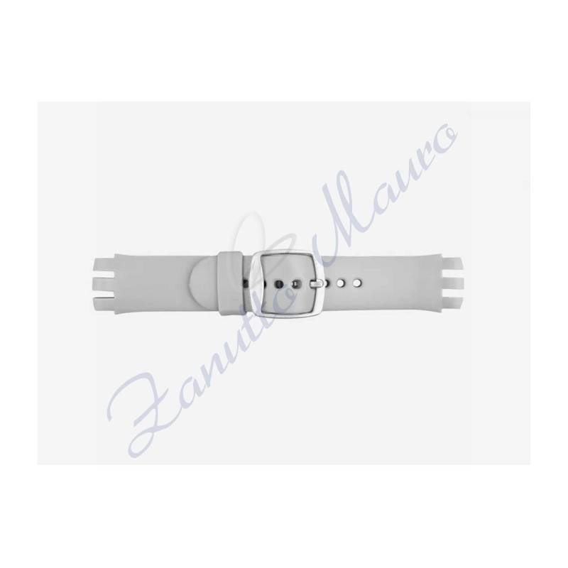 Cinturino soft touch 246SC per Swatch ansa mm 20 colore grigio