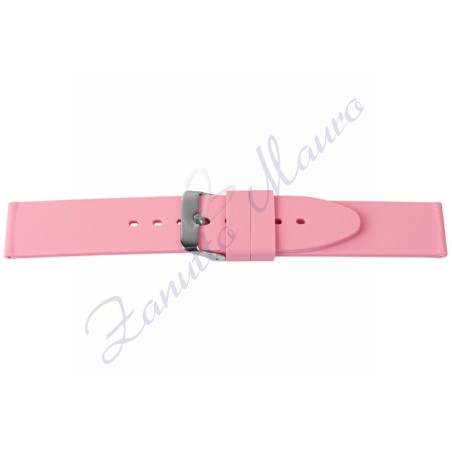 Cinturino 387/QR in silicone soft touch mm 20 easy pin colore rosa