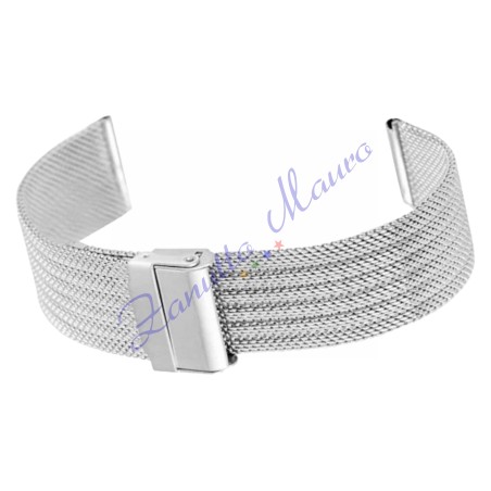 Bracciale Mesh WD027 con scorrevole in acciaio ansa 22