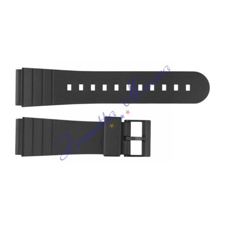 Cinturino in gomma tipo Casio 9914 con fibbia in plastica ansa mm 22