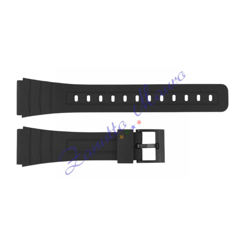 Cinturino in gomma tipo Casio 9709 con fibbia in plastica ansa mm 22