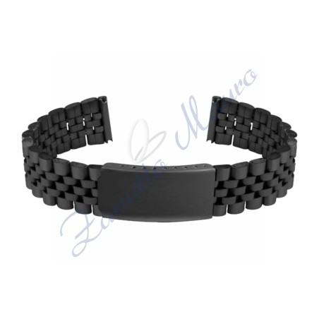 Bracciale GD7030 in acciaio brunito ansa mm 24