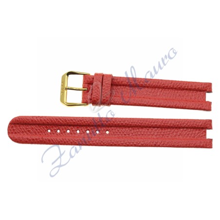 Cinturino Rado 08682 rosso lunghezza dei 2 pezzi  cm 11,5/7,5 ansa mm16
