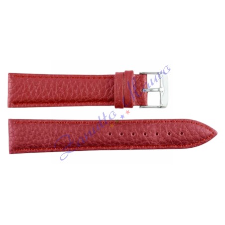 Cinturino stampa toro 205 imbottito colore rosso ansa mm 14