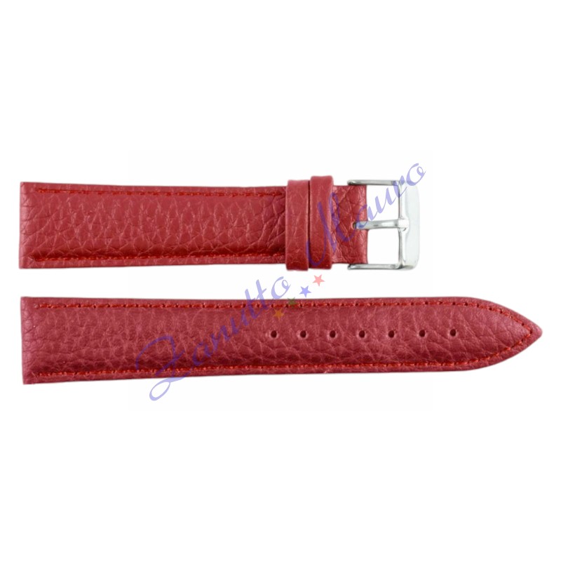 Cinturino stampa toro 205 imbottito colore rosso ansa mm 24