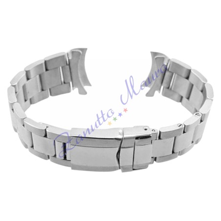Bracciale in acciaio solido GD291 ansa mm 20 curva