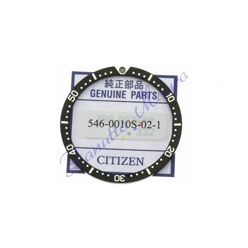 Dicitura per lunetta girevole Citizen 546-0010S-02-1 - uguale a 546.0010S.02.1