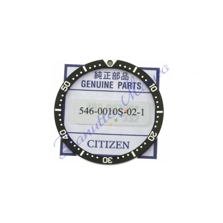 Dicitura per lunetta girevole Citizen 546-0010S-02-1 - uguale a 546.0010S.02.1