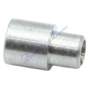 Tubo per corona tipo Defy con filetto interno mm 3x1,2 altezza mm 4,85